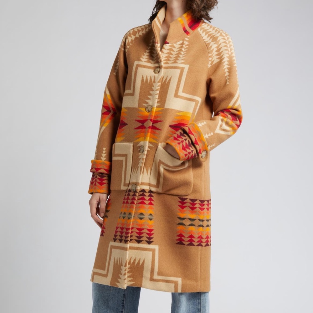 PENDLETON 1930'S ARCHIVE BLANKET COAT - SMALL